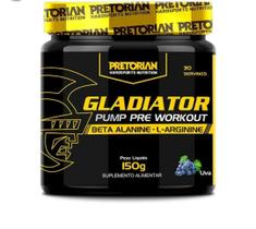 Pré Treino Gladiator Pump 150G Sabor Uva