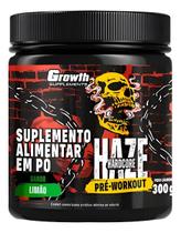 Pré Treino Haze Hardcore 300g Growth Supplements Sabor Limão