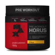 Pré Treino Hórus Pote 150g Sabor Citrus Max Titanium