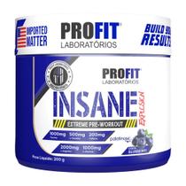Pré treino insane explosion 200g - profit Pré treino insane explosion 200g - profit