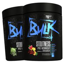 Pré Treino Kit 2x Suplemento em Pó Stoutness Pre Workout 300g - Bulk Nutrition