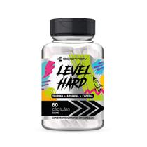 Pré Treino Level Hard Cafeina Arginina Taurina 500mg 60 Cáps
