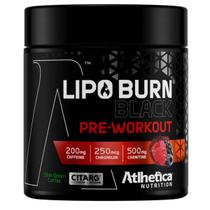 Pré Treino Lipo Burn Black Atlhetica Nutrition Pó