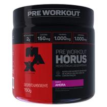 Pré Treino Max Titanium Hórus 150g Sabor Amora