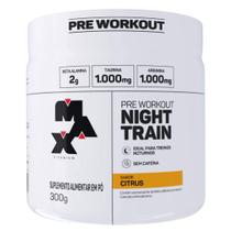 Pré Treino Night Train Sem Cafeína Max Titanium 300g Pré Treino Night Train Sem Cafeína Max Titanium 300g