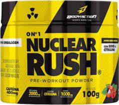 Pré Treino Nuclear Rush 100g Sabor Guaraná Bodyaction