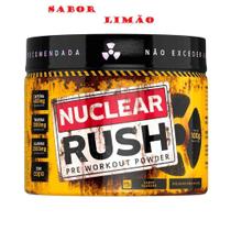 Pré treino Nuclear Rush 2gr Beta Alanina cafeina taurina betalanina Sabor Limão - Bodyaction Sports Nutrition