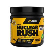 Pre Treino Nuclear Rush Bodyaction 100g Suplemento em Pó com Sabores