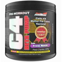 Pré Treino Potente Cafeína Beta-alanina Taurina Pré Workout - C4 New Millen 225g