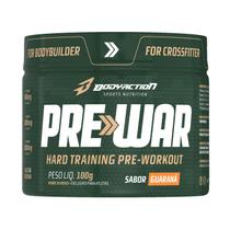 Pré Treino Pre-War Beta Alanina Taurina Cafeína 100g Bodyaction