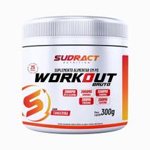 Pré treino - pre workout bruto - sudract - 300g - tangerina
