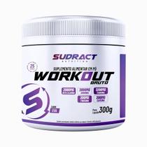 Pré treino - pre workout bruto - sudract - 300g - uva