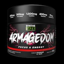 Pre treino Pump Armagedom 150g Guaraná C/Açaí Synthesize Nutrition = Pre Treino Importado
