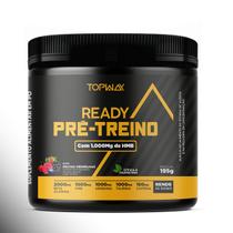 Pré treino ready com HMB e cafeína 195g topway suplemento em pó frutas vermelhas