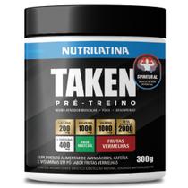 Pré-Treino Taken Frutas Vermelhas Nutrilatina 300g Pré-Treino Taken Frutas Vermelhas Nutrilatina 300g