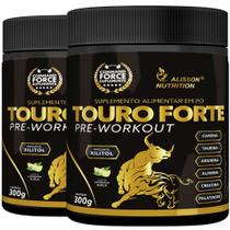 Pré Treino Touro Forte 2x300 Gramas - Alisson Nutrition