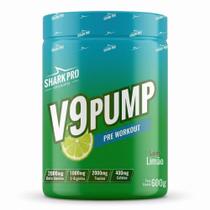 Pre Treino V9 Pump 600g Refrigerante Limao - Shark Pro Pre Treino V9 Pump 600g Refrigerante Limao - Shark Pro