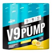 Pré Treino V9 Pump Shark Pro 300g 400mg Cafeína + 1g L-Arginina + 2g Taurina + Beta Alanina