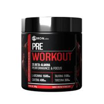 PRE WORKOUT 300g frutas vermelhas IRON LABS
