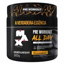 Pre Workout All Day Jorlan Vieira (300g) - Sabor: Frutas Amarelas