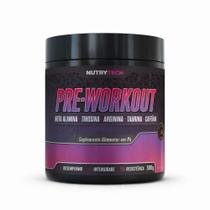 Pré Workout Beta Alanina + Tirosina + Arginina + Taurina + Cafeína 300g Nutrytech Pré Treino