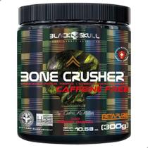 Pre Workout Bone Crusher Caffeine Free 300g Black Skull