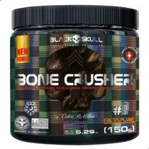 Pre Workout Bone Crusher Pure Nova Fórmula 150g Black Skull