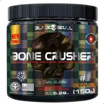 Pre Workout Bone Crusher Pure Nova Fórmula 150g Black Skull