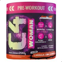 Pre Workout C4 Woman 200G New Millen Sabor:Laranja Com Amora Pre Workout C4 Woman 200G New Millen Sabor:Laranja Com Amora