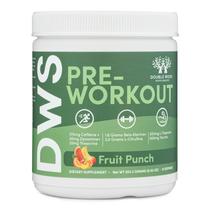 Pre Workout Powder Double Wood 30 porções de ponche de frutas