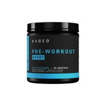 Pre Workout Powder Kaged Pre-Kaged Sport Blue Razz 20 porções