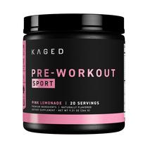 Pre Workout Powder Kaged Sport Pink Lemonade 20 porções