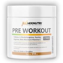 Pre-workout sabor limão com gengibre 210g- mix nutri