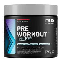Pre Workout Stim Free - 300g Frutas Vermelhas - Dux Human Health Pre Workout Stim Free - 300g Frutas Vermelhas - Dux Human Health