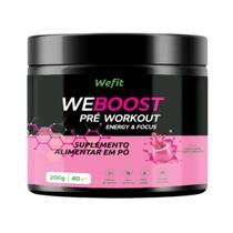 Pre Workout Weboost Pote Com 200g Sabor Chiclete Tutti Frutti Wefit Pre Workout Weboost Pote Com 200g Sabor Chiclete Tutti Frutti Wefit