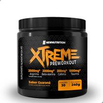 Pre Workout Xtreme 200mg Cafeína 240g New Nutrition Pre Workout Xtreme 200mg Cafeína 240g New Nutrition