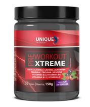 Pre Workout Xtreme 210g Unique Nutrition Guaraná com Açaí Pre Workout Xtreme 210g Unique Nutrition Guaraná com Açaí