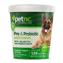Prebióticos e Probióticos para Cães PETNC Natural Care - Soft Chews 120 Unidades