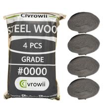 Preenchedor de furos de lã de aço Gap Blocker Barrier, pacote com 4 unidades Civrowii