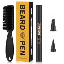 Preenchedor de lápis de barba MISICH Waterproof com pincel preto