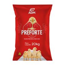 PREFORTE Ração Pré Inicial Para Aves Pintinhos 20kg PREFORTE Ração Pré Inicial Para Aves Pintinhos 20kg
