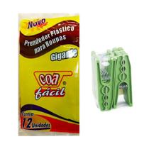 Pregador Prendedor De Plástico 12u Pregador Prendedor De Plástico 12u