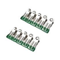 Pregadores De Roupa Em Aço Inoxidável 10 Peças, Clipes Vedantes Antiderrapantes À Prova De Vento,