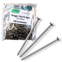 Prego 15x15 Aço Com Cabeça 100 Unidades Fikiss