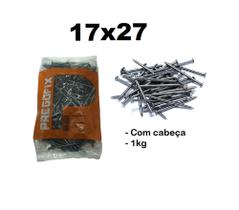 Prego 17x27 Polido com Cabeça 1kg - Pregofix