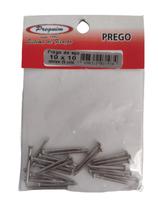 Prego aço 10X10 preguin Cartela C/ 25 Pregos