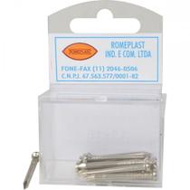 Prego Aco Romeplast Com Cabeca 15X15 (2,40X34mm) (2,40X34mm) Cartela Com 12 Pecas
