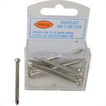 Prego Aco Romeplast Com Cabeca 17X21 (3,00X48mm) Cartela Com 10 Pecas