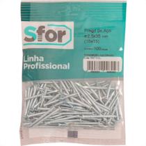 Prego Aco Sforplast Com Cabeca 15X15 (2,40X34mm) 100pcs Prego Aco Sforplast Com Cabeca 15X15 (2,40X34mm) 100pcs