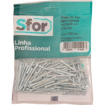 Prego Aco Sforplast Sem Cabeca 15X15 (2,40X34mm) 100pcs 4958 Prego Aco Sforplast Sem Cabeca 15X15 (2,40X34mm) 100pcs 4958